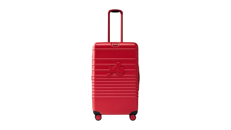 Disney x BEIS Medium Check-In Luggage Mickey Mouse Red