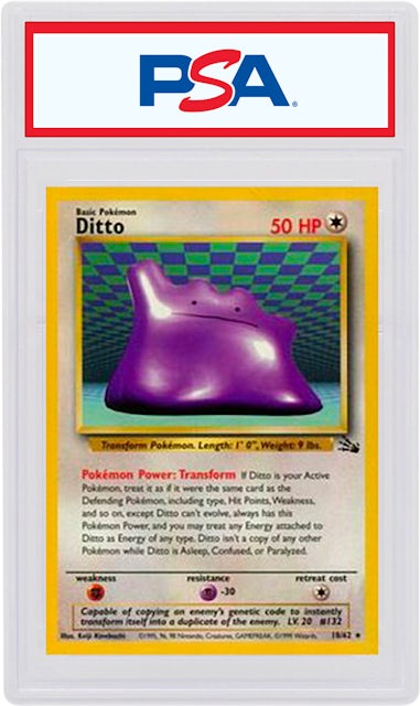 Ditto-Holo 1999 Pokemon TCG Fossil #3/62 - 1999 - GB