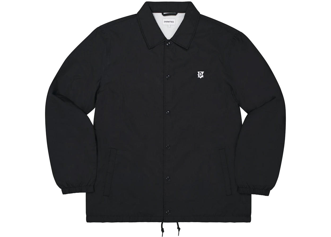 Divinities Logo Coaches Jacket Black Men's - SS21 - GB