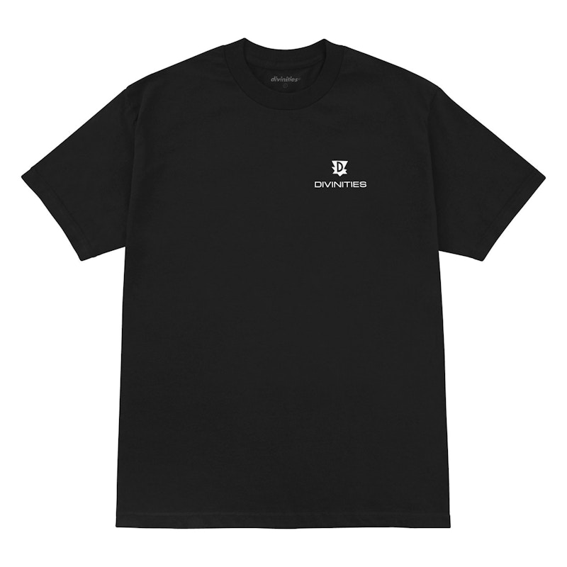 Divinities Logo Emblem T-shirt Black Men's - SS21 - US