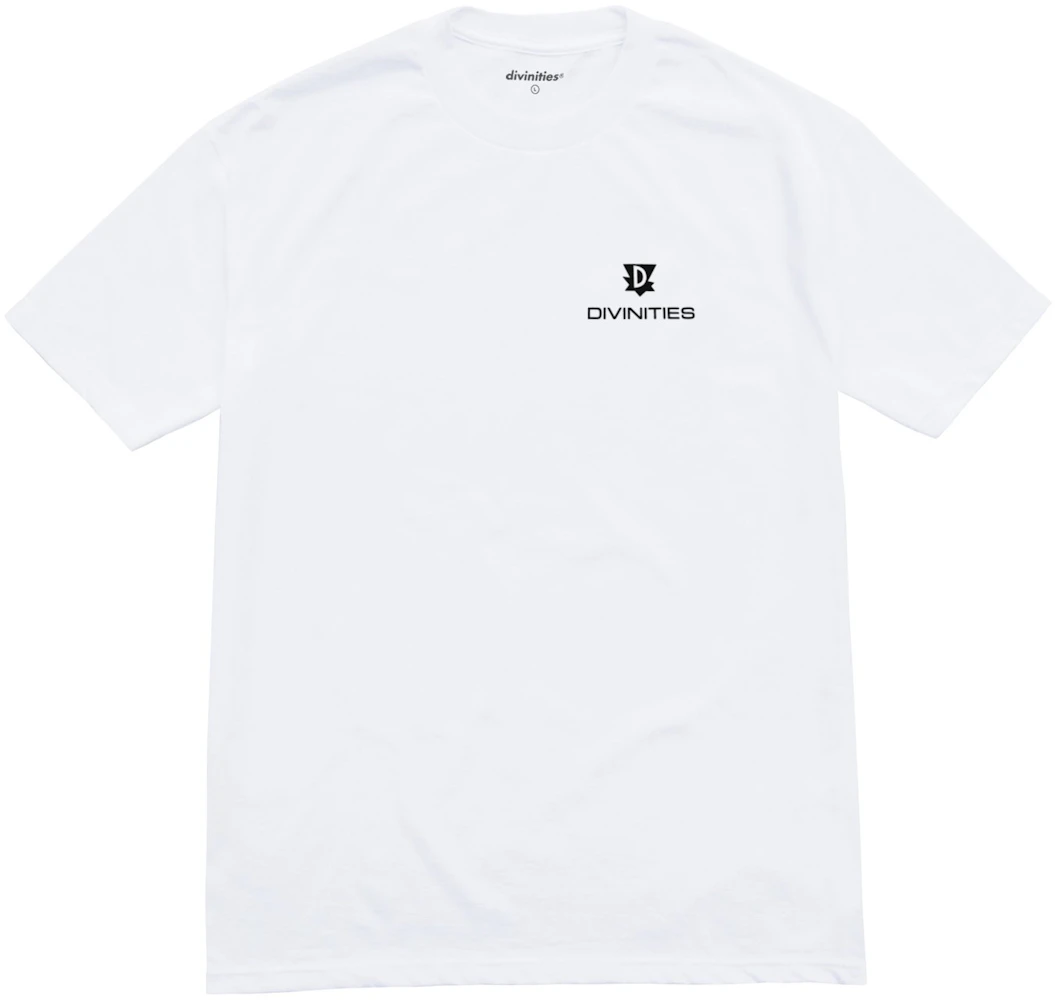 Divinities Logo Emblem T-shirt White Men's - SS21 - GB