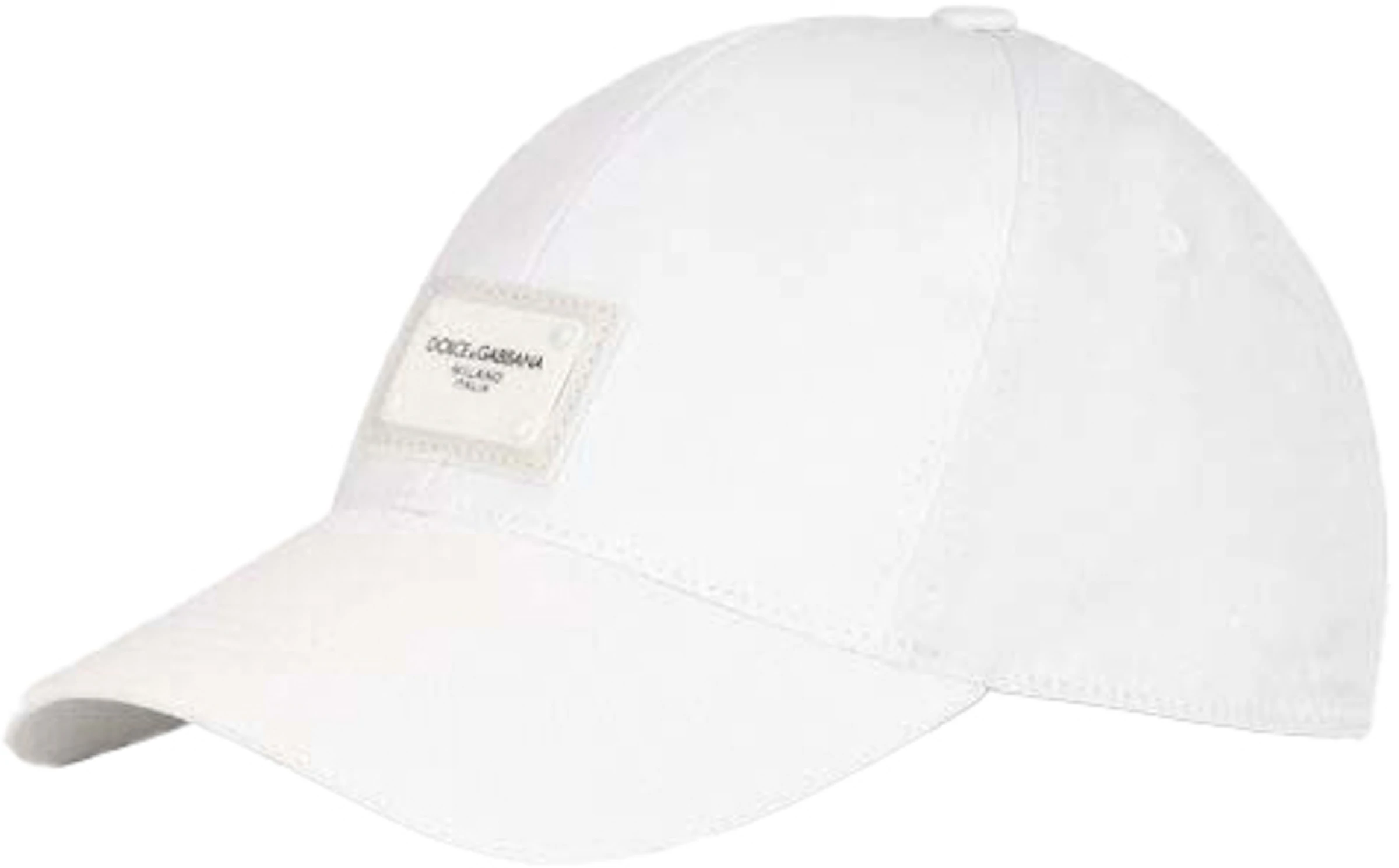 ademen verwerken Blind vertrouwen Dolce & Gabbana Branded Plate Baseball Cap White - SS22 - US