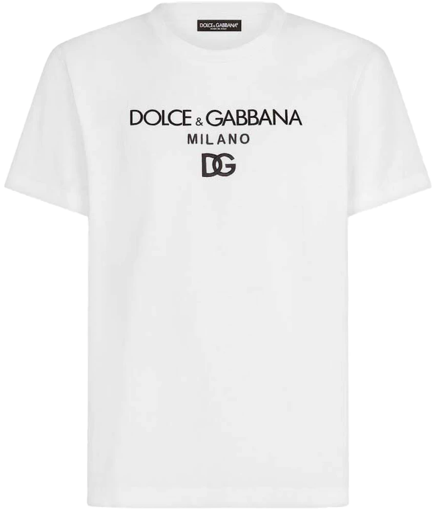 Dolce & Gabbana Cotton DG Embroidery and Patch T-shirt White Men's ...
