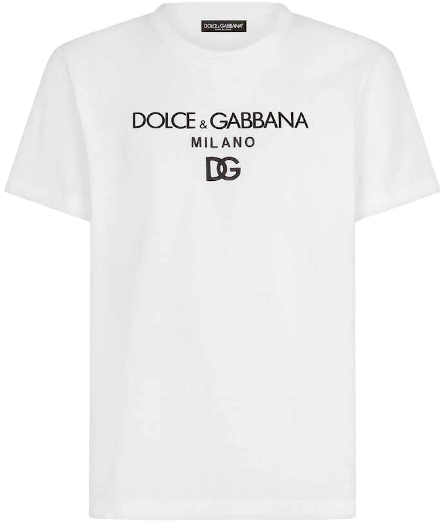 Dolce & Gabbana Cotton DG Embroidery and Patch T-shirt White - SS22 - US