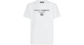 Dolce & Gabbana Cotton DG Embroidery and Patch T-shirt White
