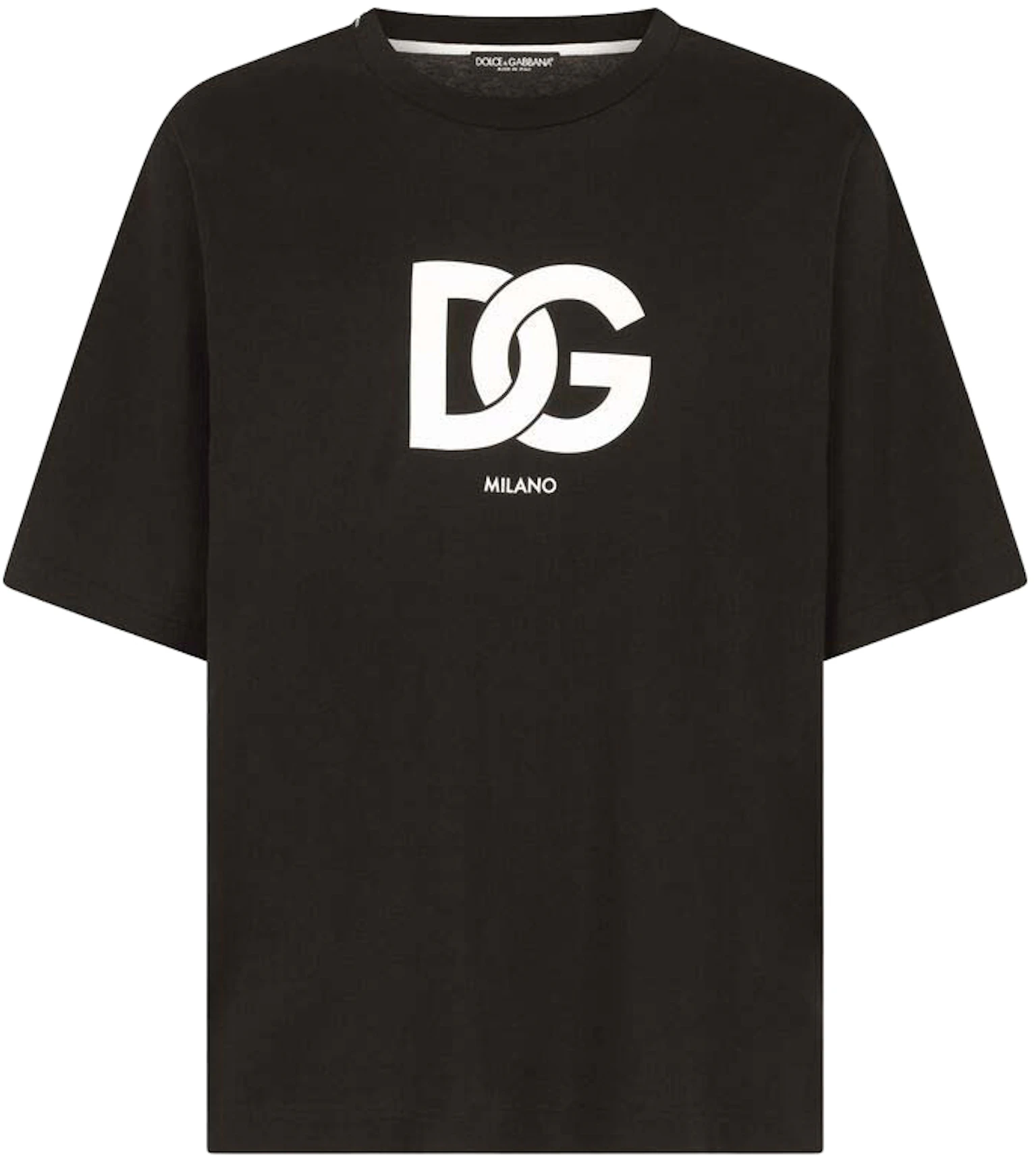 Belegering Circus Nachtvlek Dolce & Gabbana Cotton DG Logo Print T-shirt Black - SS22 - US