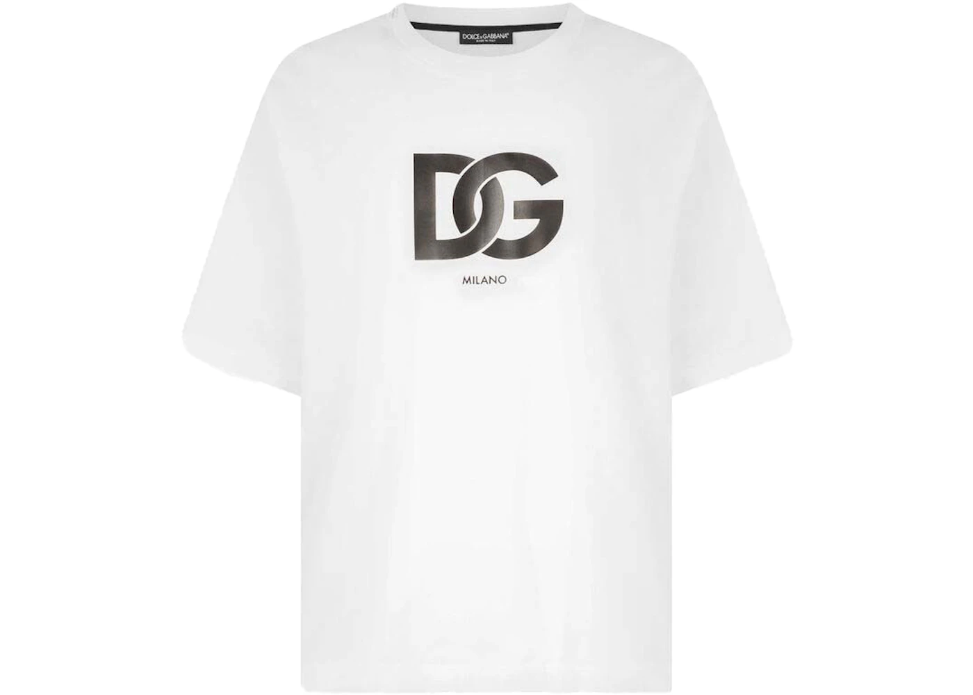 Dolce & Gabbana Cotton DG Logo Print T-shirt White Men's - SS22 - US