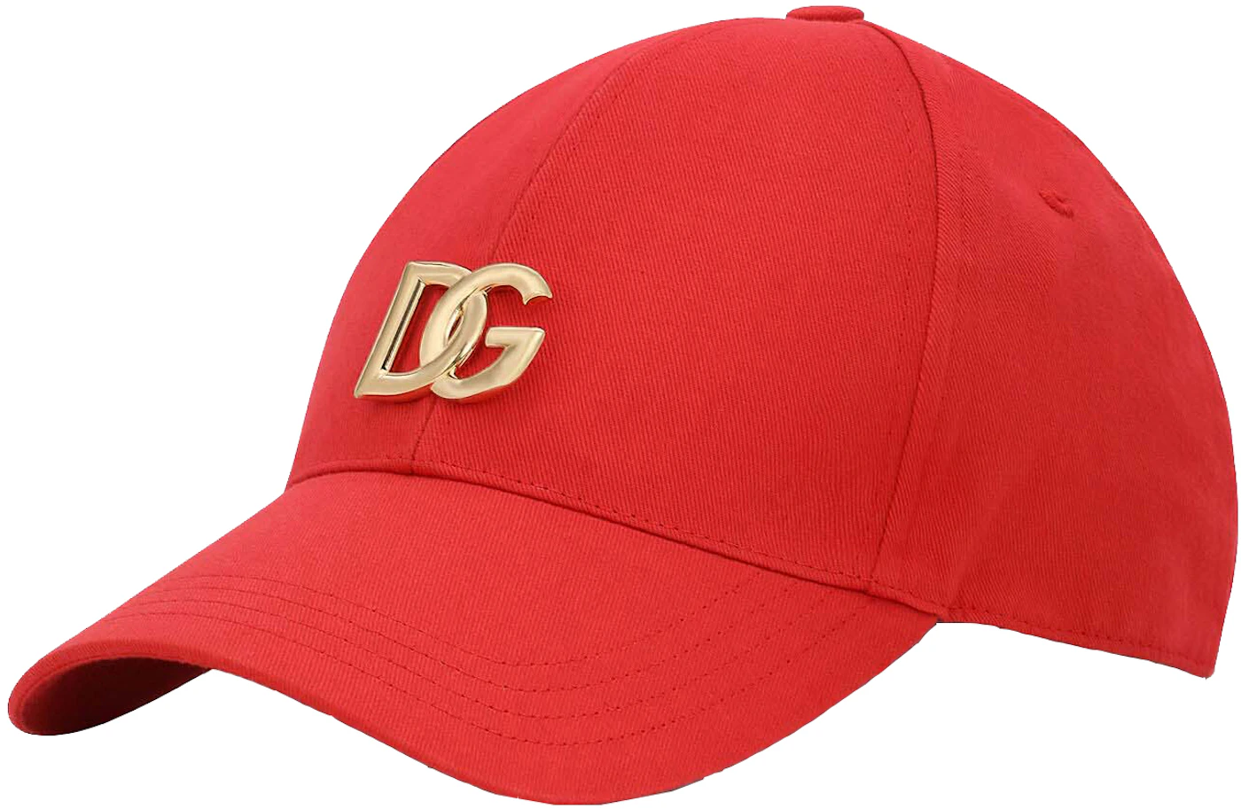Dolce & Gabbana Cotton DG Patch Baseball Cap Red - SS22 - US