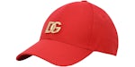 Dolce & Gabbana Cotton DG Patch Baseball Cap Red