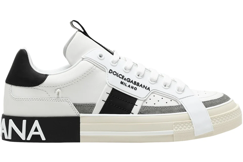 Dolce & Gabbana Custom 2.Zero Low White Black Grey