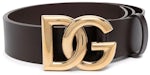 Dolce & Gabbana DG Logo Ceinture Marron