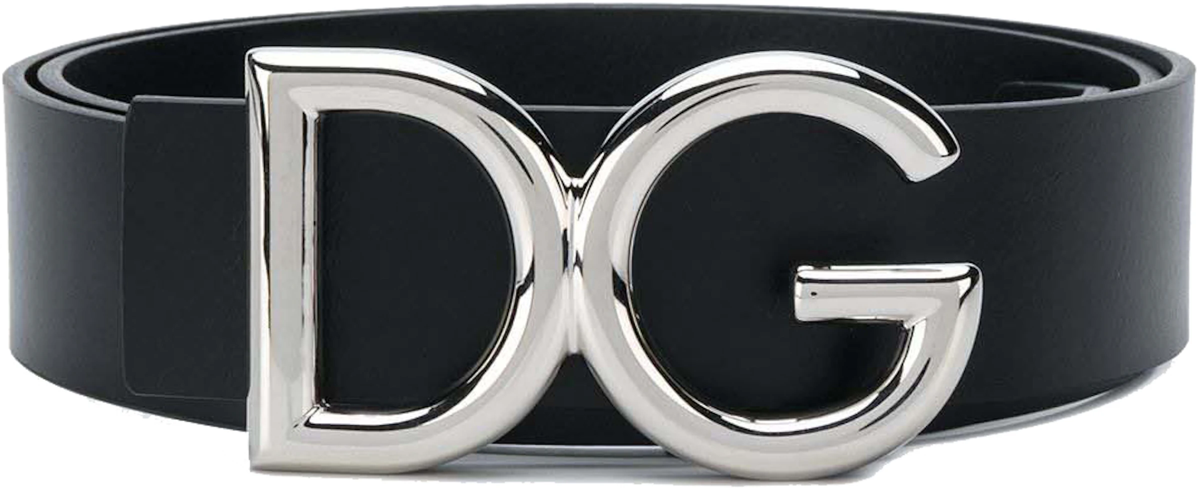 Dolce & Gabbana DG Logo Buckle Belt Black - SS22 - US