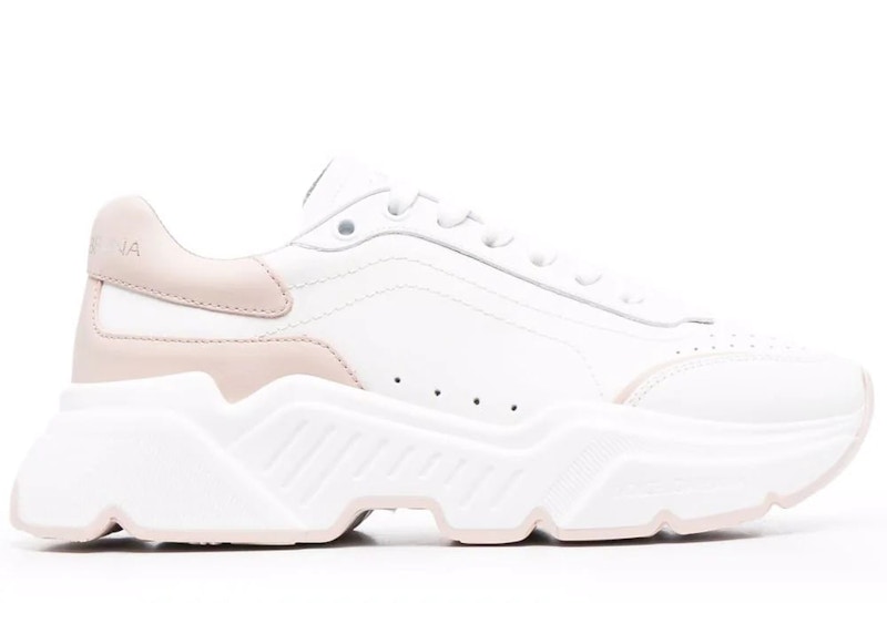 Pre-owned Dolce & Gabbana Daymaster Pale (women's) Sneakers In White/pink