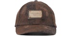 Dolce & Gabbana Casquette Plaque Logo Dévieilli Marron