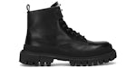 Dolce & Gabbana Lace Up Ankle Boots Black