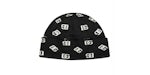 Bonnet Dolce & Gabbana Logo Intarsia Noir/Blanc