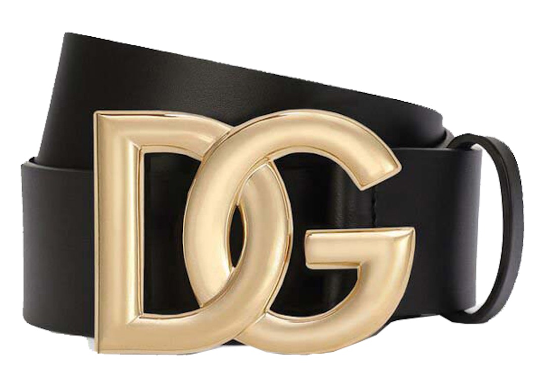 Pre-owned Dolce & Gabbana Lux Leather Crossover Dg Logo Buckle Belt Multicolor