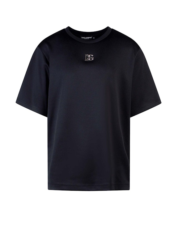 Pre-owned Dolce & Gabbana Man Jersey T-shirt Black