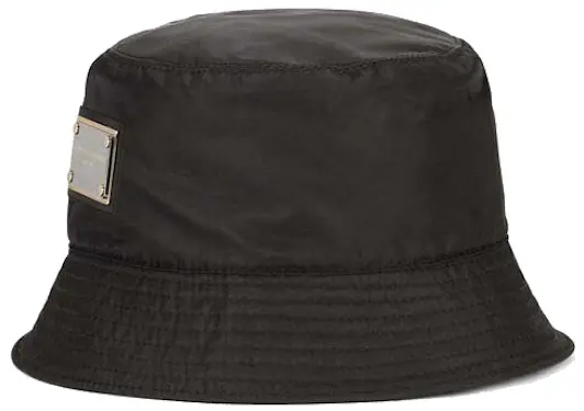 Valentino VLTN Logo Nylon Bucket Hat Black/White - CN