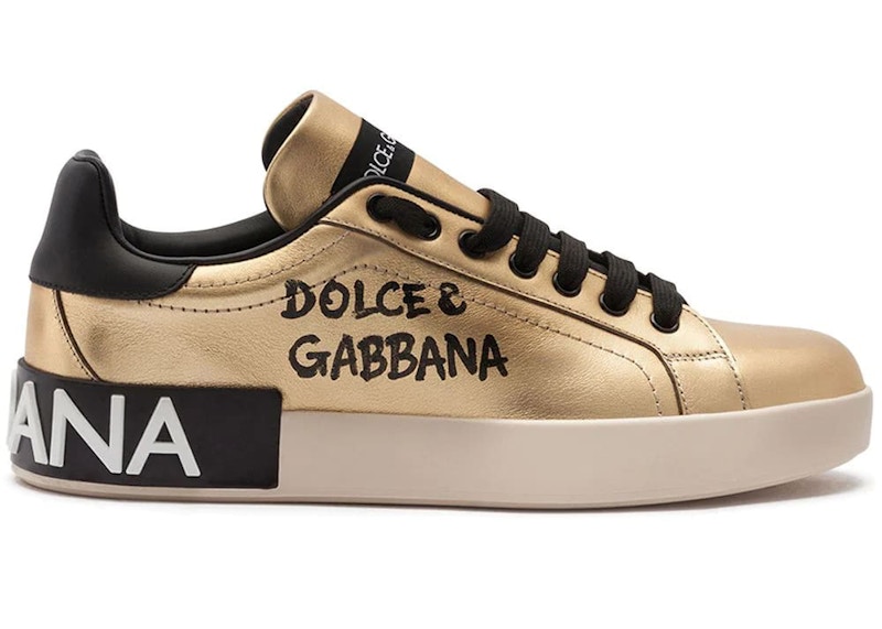 Dolce gabbana 2024 shoes gold