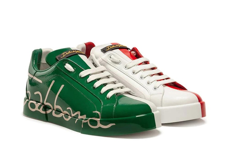 green and red dolce gabbana