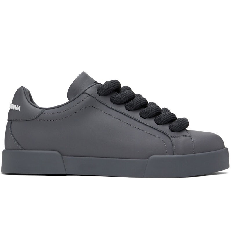 Dolce Gabbana Portofino Sneaker Grey Men's CS1761 AB939 8X088 US