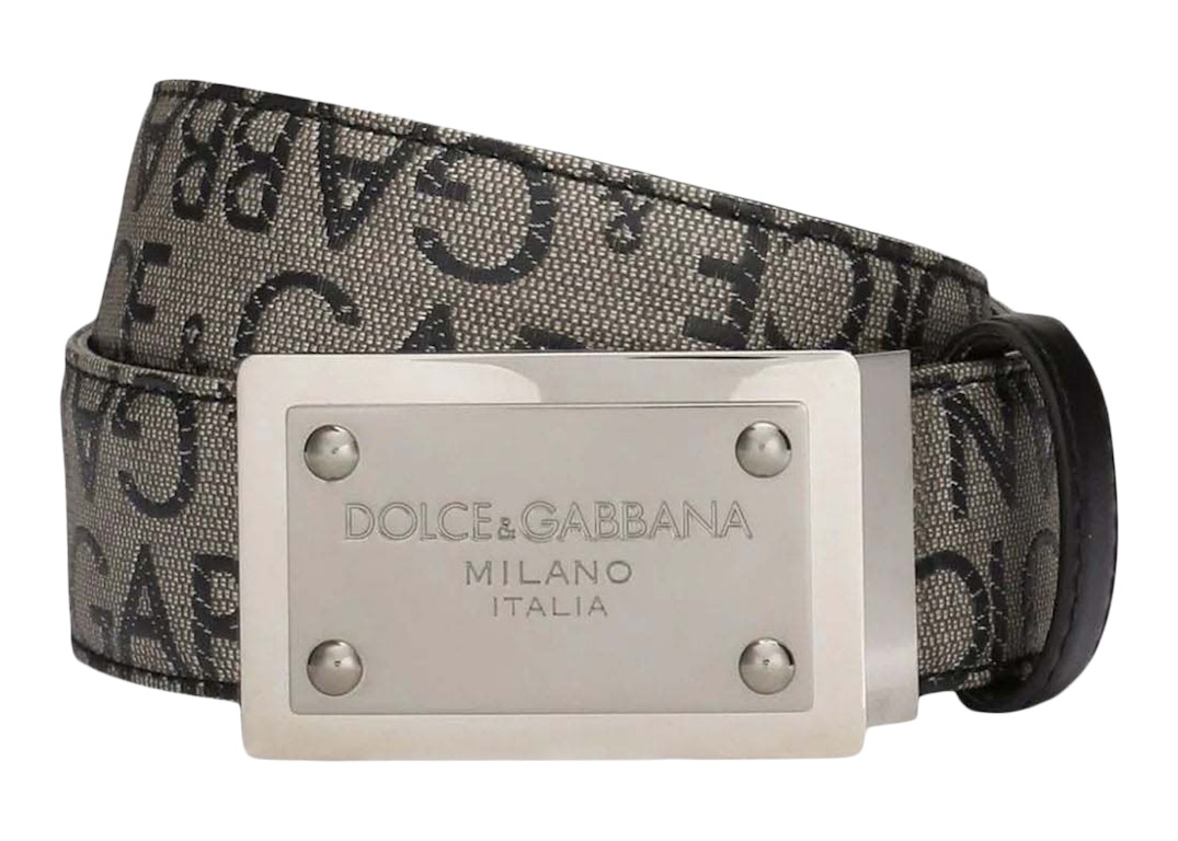 Pre-owned Dolce & Gabbana Reversible Over Logo Belt Brown