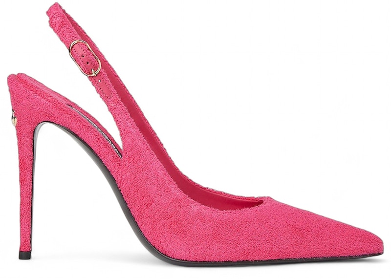 Dolce & Gabbana Slingback Pink Terrycloth (Women's
