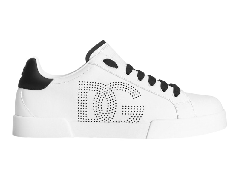 Dolce & Gabbana Sneaker Portofino White Black Men's Dolce & Gabbana Sneaker Portofino White Black Men's
