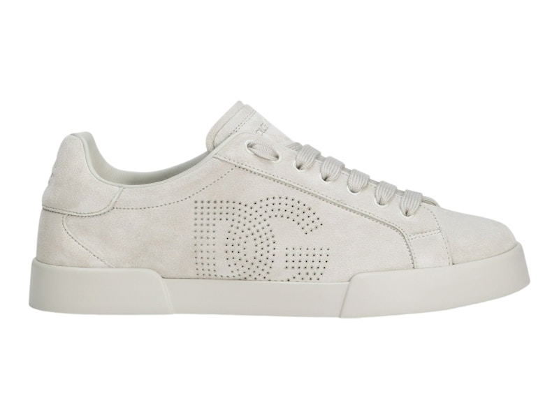 Pre-owned Dolce & Gabbana Men's Sneaker Strobel Portofino Light Sneakers In Grey In Gray