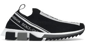 Dolce & Gabbana Sorrento Logo Slip On Black White (Women's)