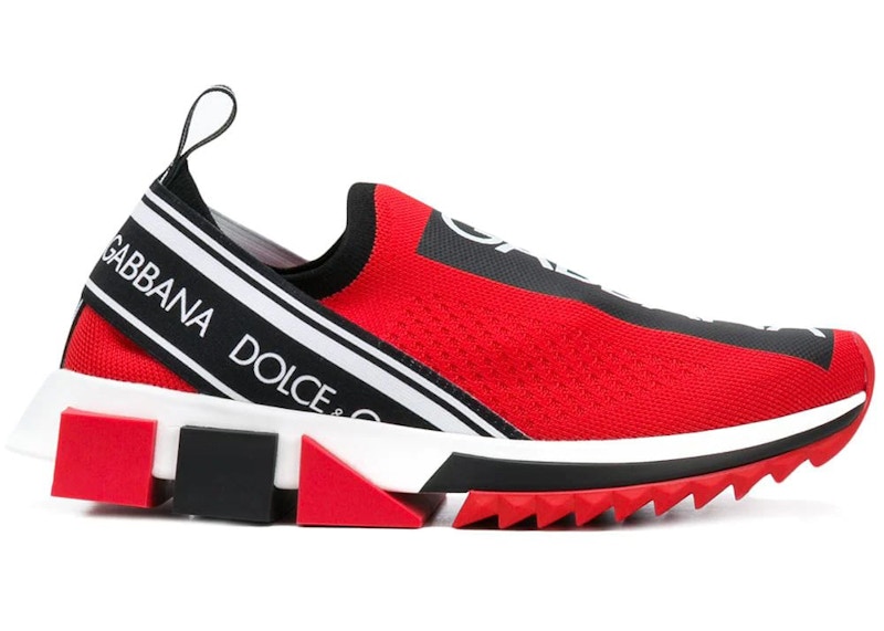 Dolce & Gabbana Sorrento Slip On Red Black (Women's