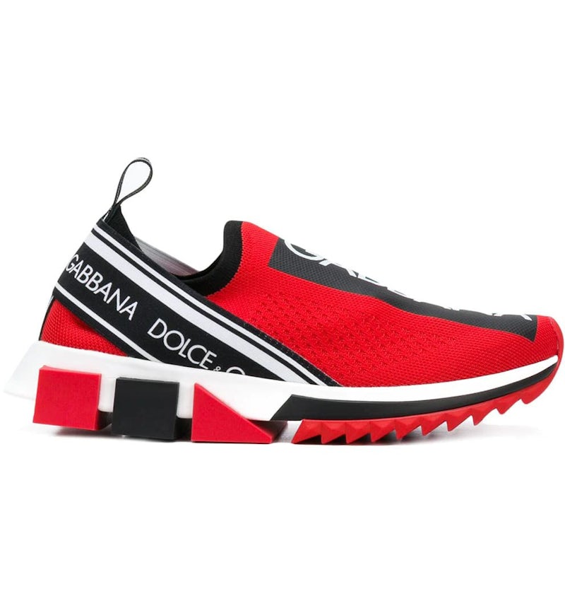 Dolce Gabbana Sorrento Slip On Red Black (Women's