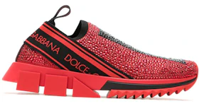 Dolce & Gabbana Sorrento Slip On Red Crystal (W)
