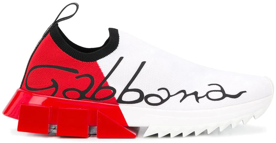 Dolce & Gabbana Sorrento Slip On Red White (Women's) - CK1681AA101 - GB