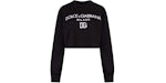 Sudadera Dolce & Gabbana Mujer Algodón Frontal Logo Negro