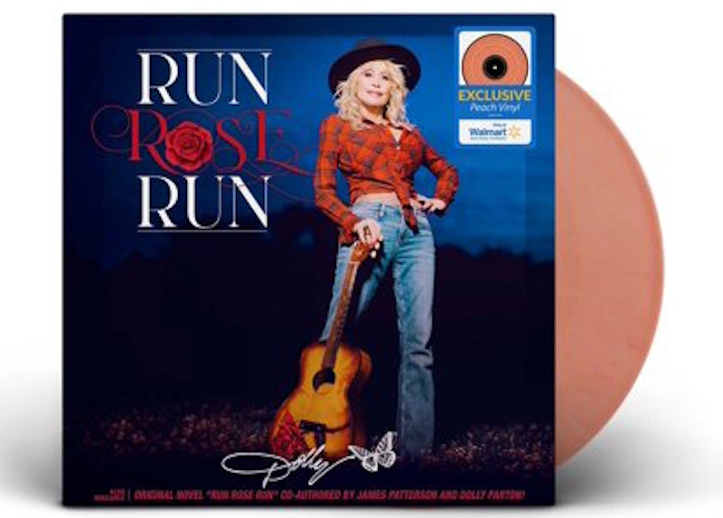 Dolly Parton Run, Rose, Run (Walmart Exclusive) LP Vinyl Peach