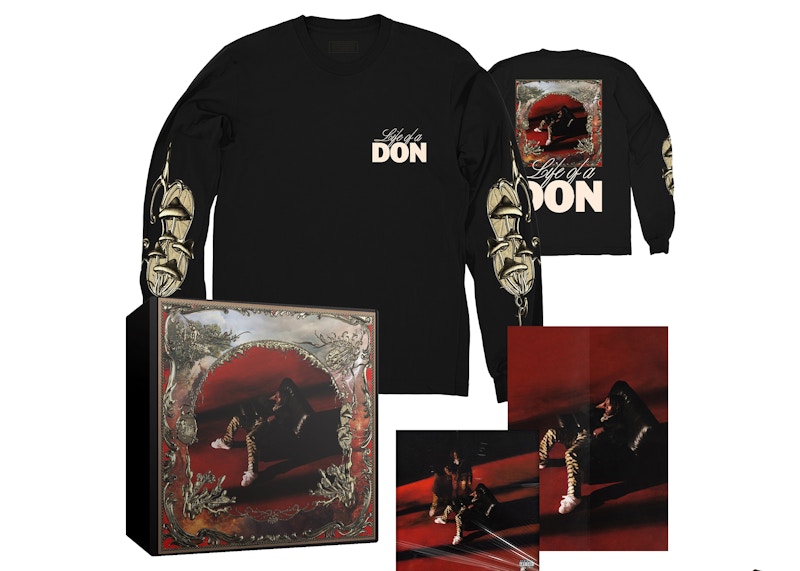 Don Toliver Life of a Don Album Box Set w/ Longsleeve Black FW21 CN