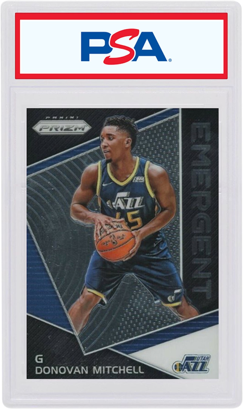 Donovan Mitchell 2017 Panini Prizm Emergent Rookie #EMDON (PSA or BGS Graded)