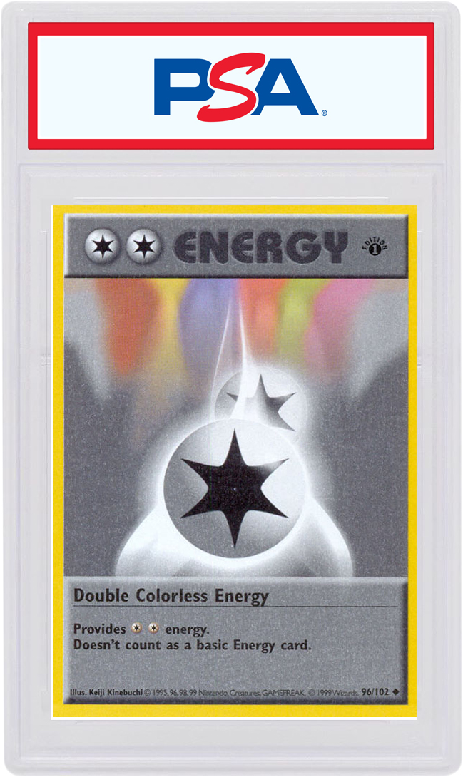 Double Colorless Energy 1999 Pokemon TCG Base Set 1st Edition #96