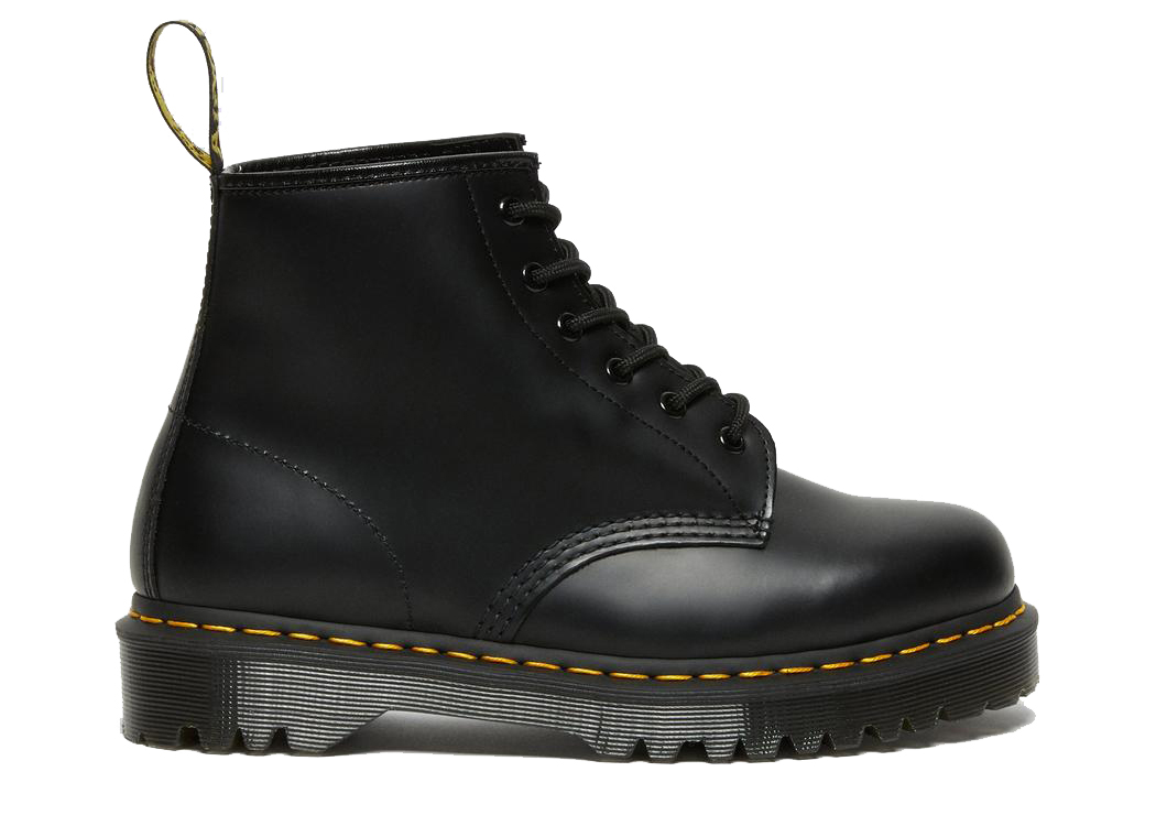 Dr. Martens 101 Bex Smooth Leather Ankle Boots Black