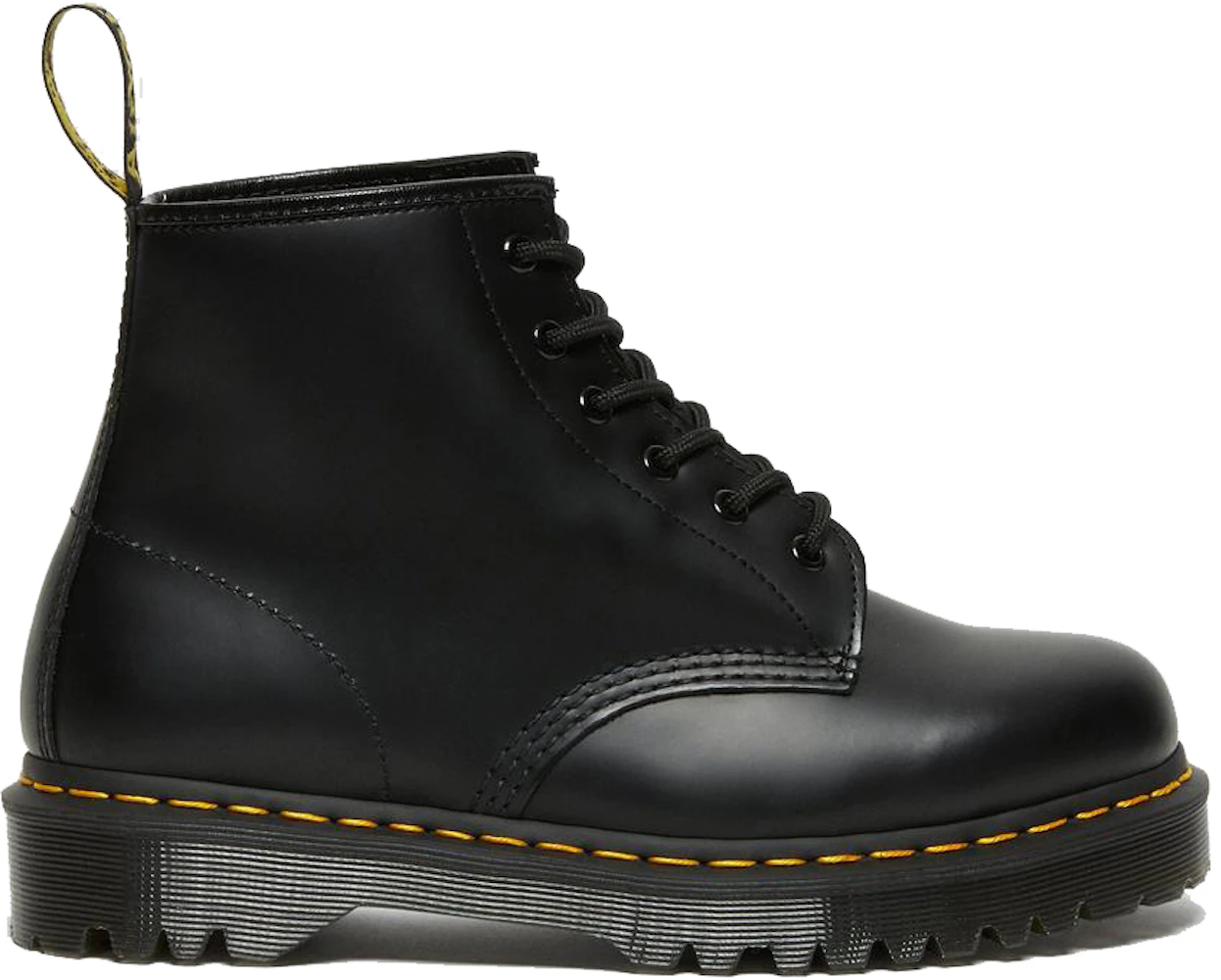 Dr. Martens 101 Bex Smooth Leather Ankle Boots Black Men's - 26203001 - GB