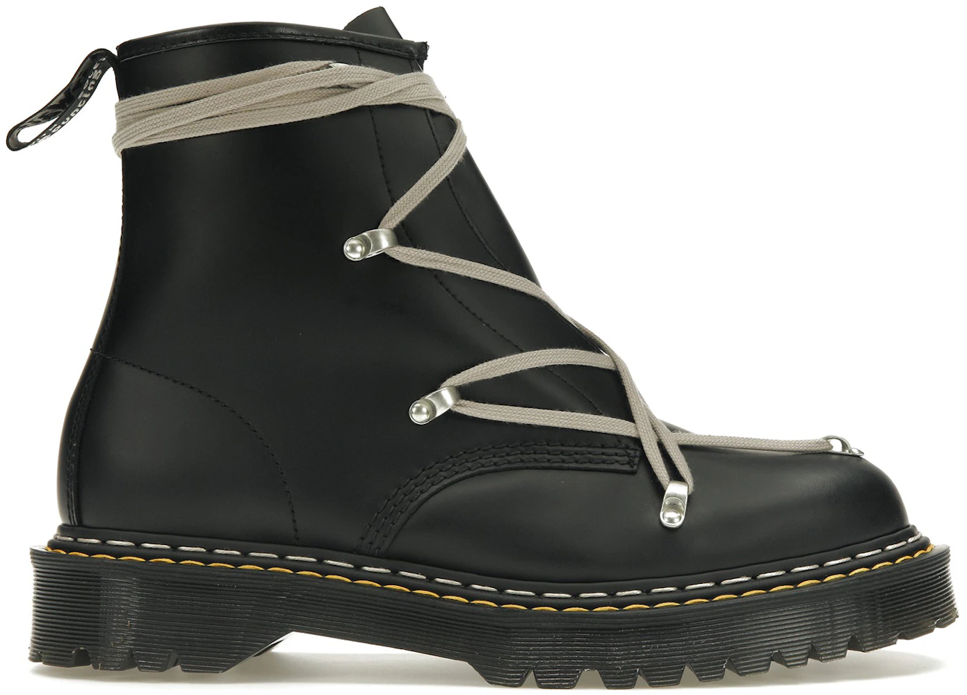 micro cabine Wereldrecord Guinness Book Dr. Martens 1460 Bex Leather Boot Rick Owens Men's - 27019001 - US
