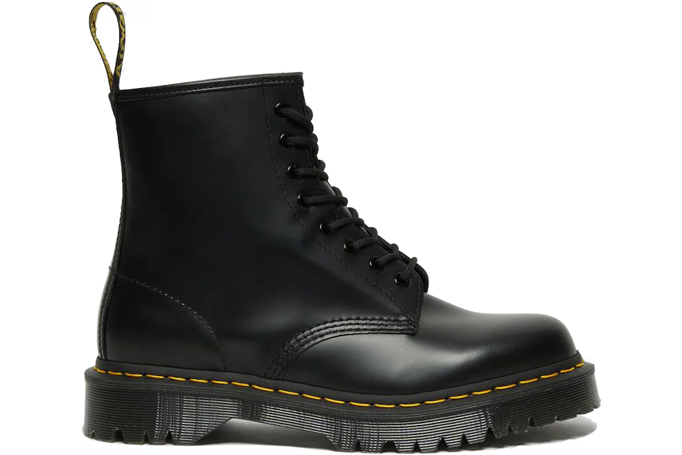 Dr. Martens 1460 Bex Smooth Leather Boot Black Vintage Smooth