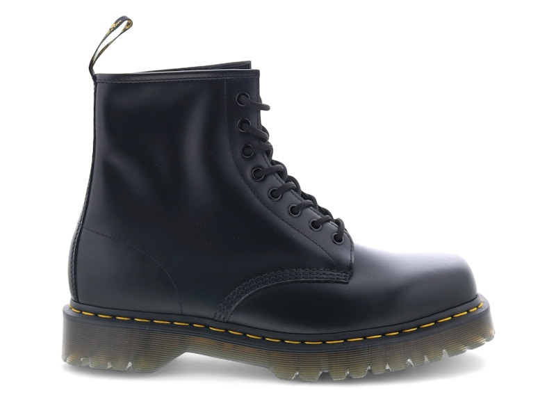 Dr. Martens 1460 Bex Squared Toe Leather Lace Up Boots Black Men's