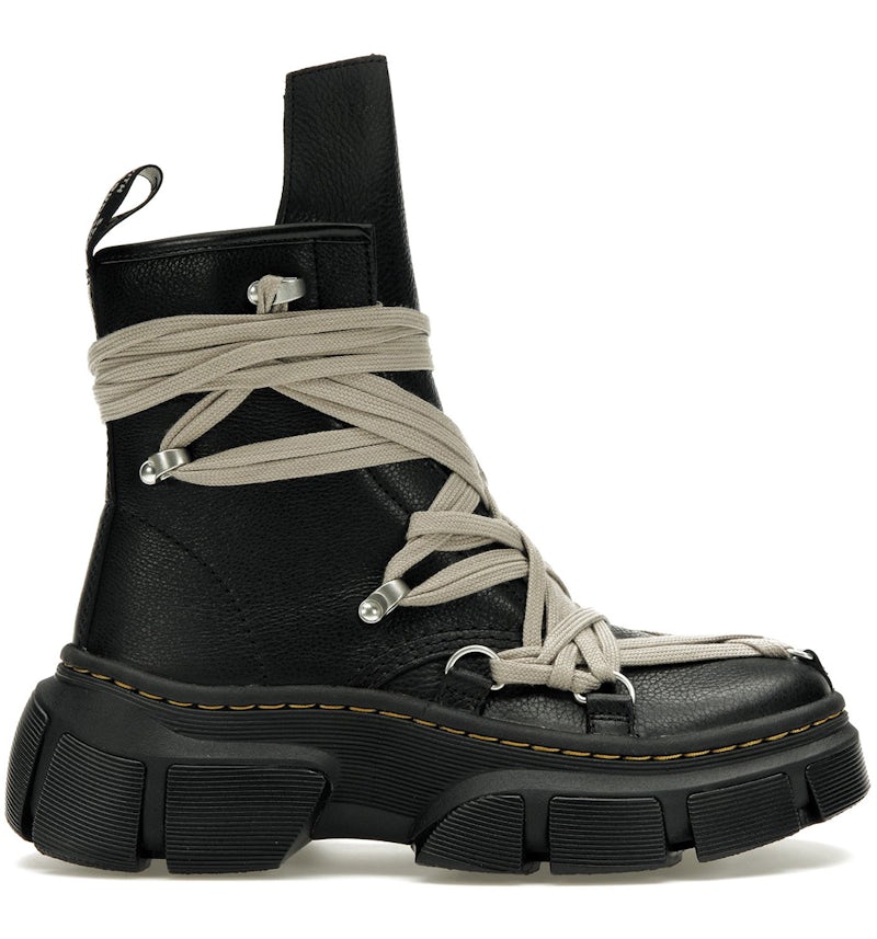 Martens 1460 DMXL Mega Lace Boot Rick Owens Black Men's