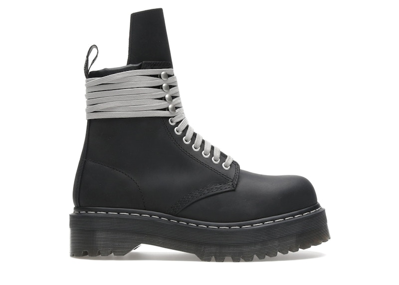 Rick Owens × Dr.Martens Quad Sole Steel Dr. Martens 1460 DRKSHDW Quad Sole Steel Toe Boot Rick Owens