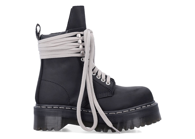 Pre-owned Dr. Martens 1460 Drkshdw Quad Sole Steel Toe Boot Rick Owens (women's) Sneakers In Black
