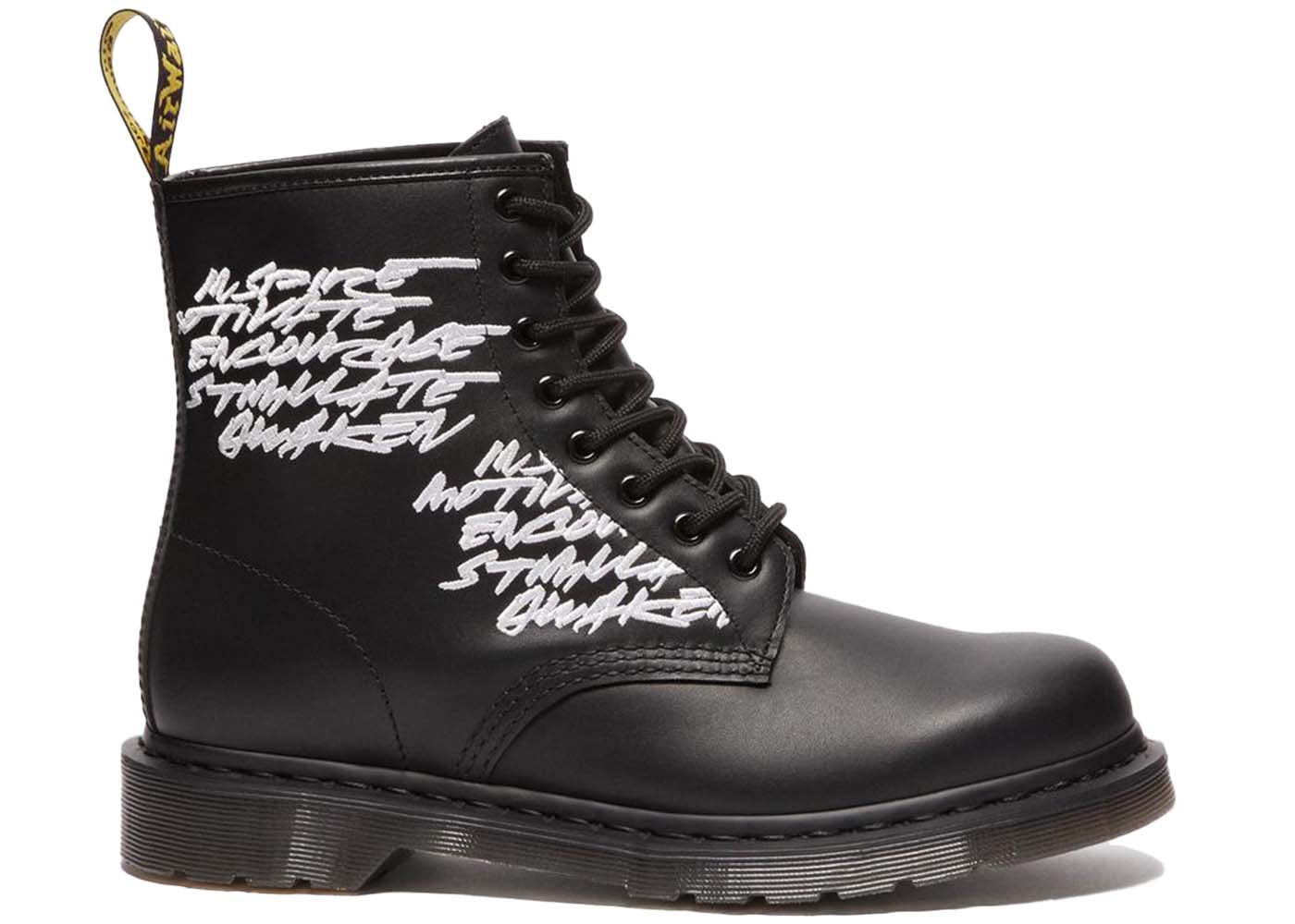 embroidered doc martens