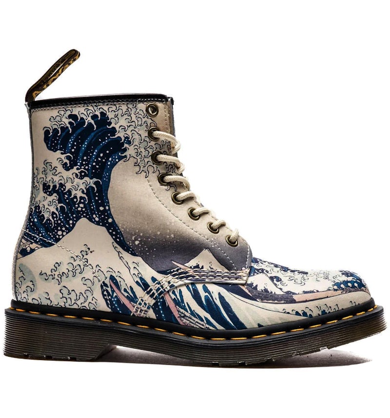 Martens 1460 Lace Up Boot The Met Katsushika Hokusai The